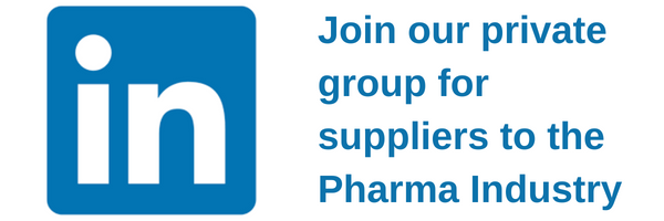 Join our Linkedin group for suppliers to the pharmaceutical industry